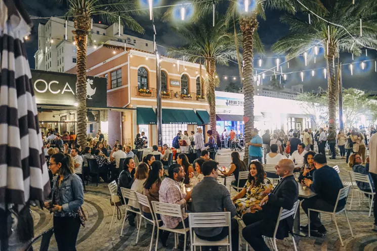 Giralda Under the Stars, with outdoor dining and live tunes, returns to Coral Gables this Friday. - COURTESY OF GIRALDA UNDER THE STARS