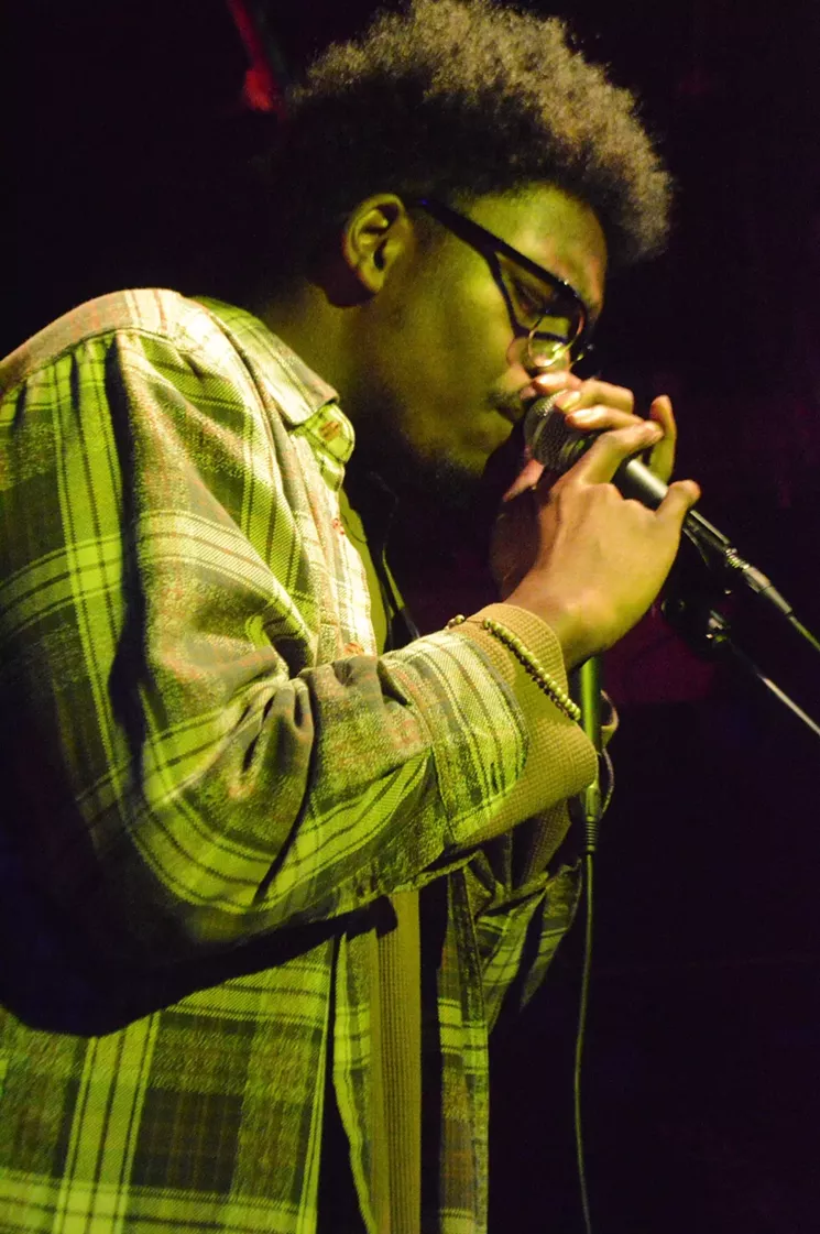 One part of Bento Box, the cypher, allows poets and lyricists to rap together. - PHOTO BY JUAN CARLOS SACERIO