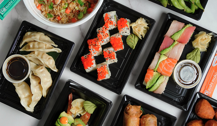 Sushi Maki offers family meals for takeout or delivery. - PHOTO COURTESY OF SUSHI MAKI