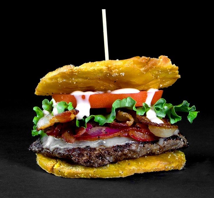Pincho's Only in Dade burger. - PINCHO