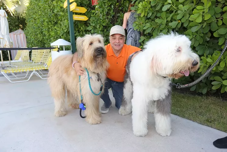 Lee Schrager and his dogs Stanley and Charlie Brown — AKA the Browns — invite you to their home for some cookies. - PHOTO COURTESY OF LEE SCHRAGER