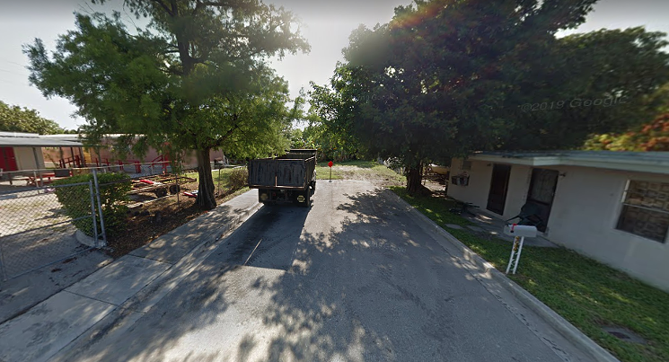 The dead-end street where a woman says she was raped by a man she knew as "Dookie." - SCREENSHOT VIA GOOGLE MAPS
