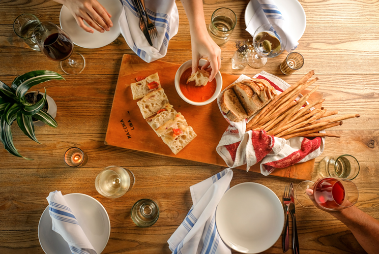 Bread service at Macchialina's Bestia. - PHOTO BY FUJIFILMGIRL
