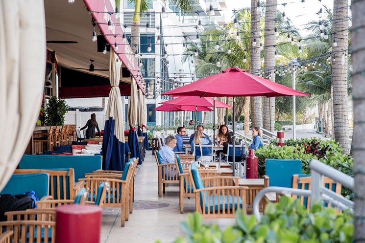 The patio at American Social. - PHOTO PROVIDED BY AMERICAN SOCIAL BRICKELL