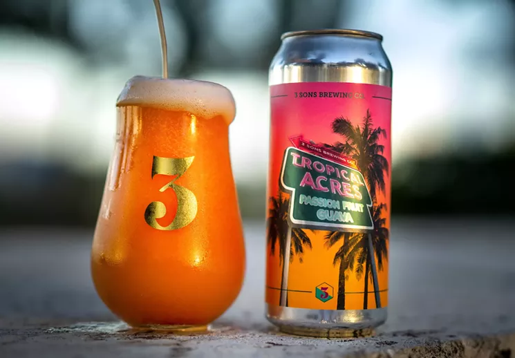 3 Sons Brewing Co. in Dania Beach is well-known for its fruited sour beer and barrel-aged stouts. - PHOTO BY MAGIC MUNCIE FOR 3 SONS BREWING CO.