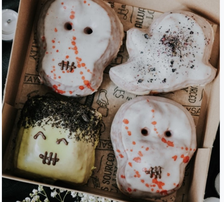 Monster inspired doughnuts are available at the Salty all weekend. - PHOTO COURTESY OF DANIELLE MARGHERITE