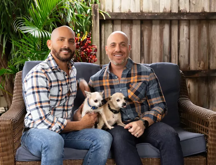 Juan Melecio and David Levinson have been married now for four years. - PHOTO COURTESY OF JUAN MELECIO