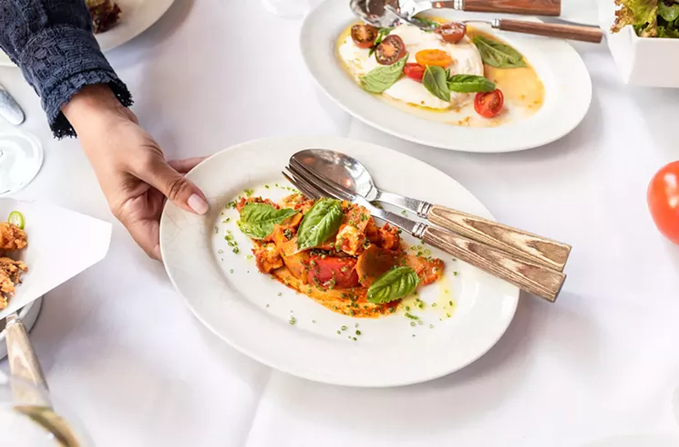 The ratatouille is served as part of the $29 lunch special at LPM Restaurant in Miami. - BRINSON RENDA