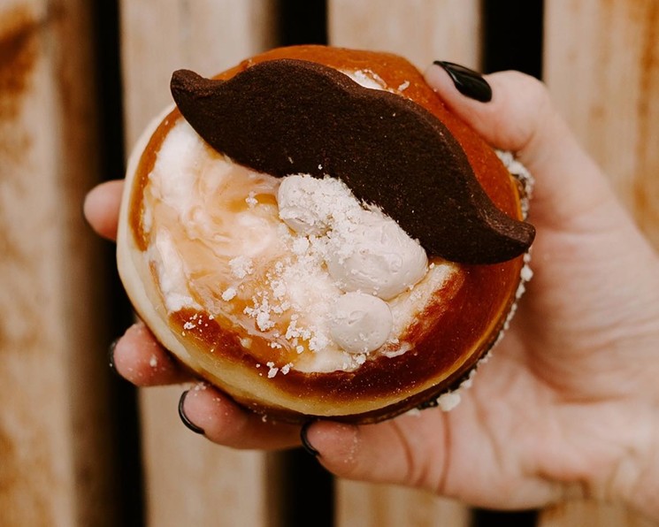 Support Movember with a mustache doughnut. - PHOTO COURTESY OF THE SALTY