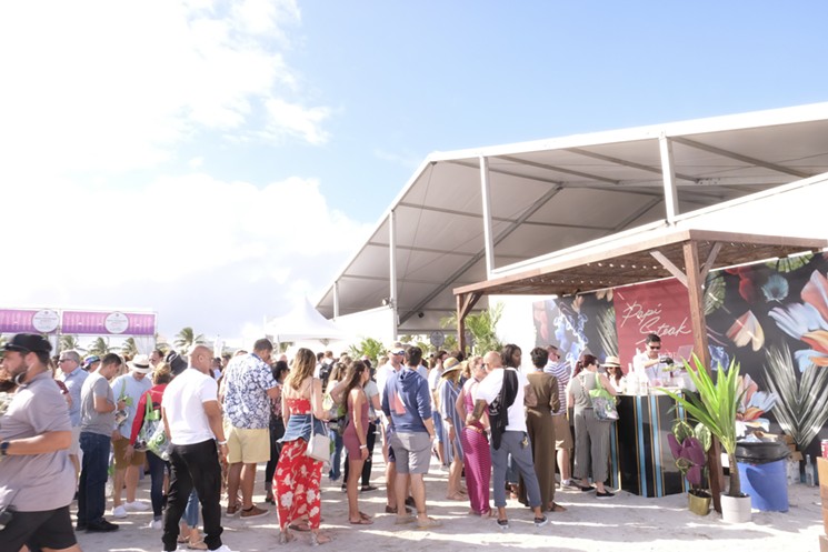 Don't expect to see large crowds congregating at SOBEWFF next year. - PHOTO BY FUJIFILMGIRL