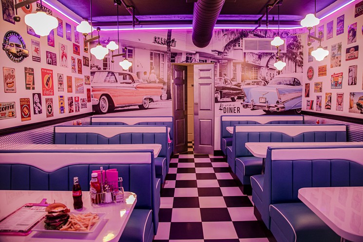 The Miami Diner's retro décor. - PHOTO BY STILLWATER & CO