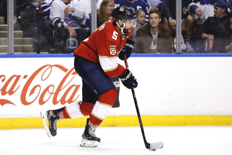 Aaron Ekblad - PHOTO BY MICHAEL REAVES/GETTY IMAGES