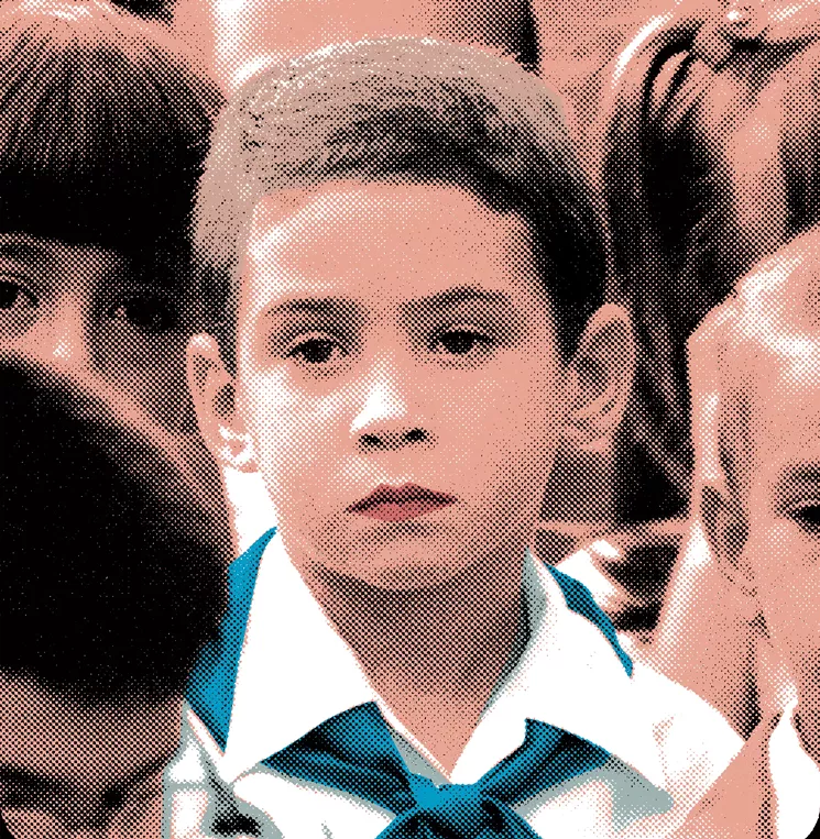 Many thought Elián's rescue was a miracle. But the boy would become a nightmare for others. - PHOTO-ILLUSTRATION BY TOM CARLSON (SOURCE PHOTO: JORGE REY/HULTON ARCHIVE)