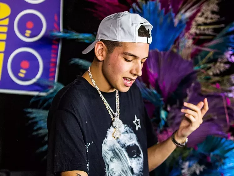 Sky Rompiendo performing at Estados Unidos de Bass on December 5. - PHOTO BY IAN WITLEN/RED BULL CONTENT POOL
