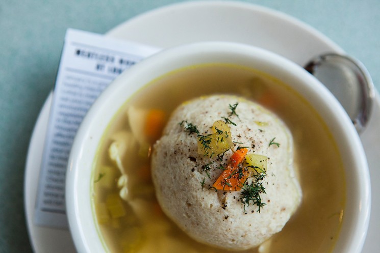 Matzoh ball soup - PHOTO BY MIRANDA KRUSE, MISSTAKES PHOTOGRAPHY