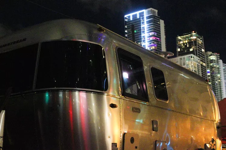 Nite Owl's topnotch digital projector sits in a trailer at the back of the drive-in. - PHOTO BY CATHERINE TORUÑO
