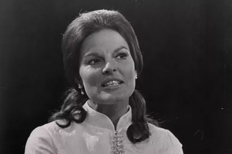 Anita Bryant led a "Rally for Decency" at the Orange Bowl to protest Jim Morrison's vulgar behavior. - MIAMI NEWS COLLECTION, HISTORYMIAMI