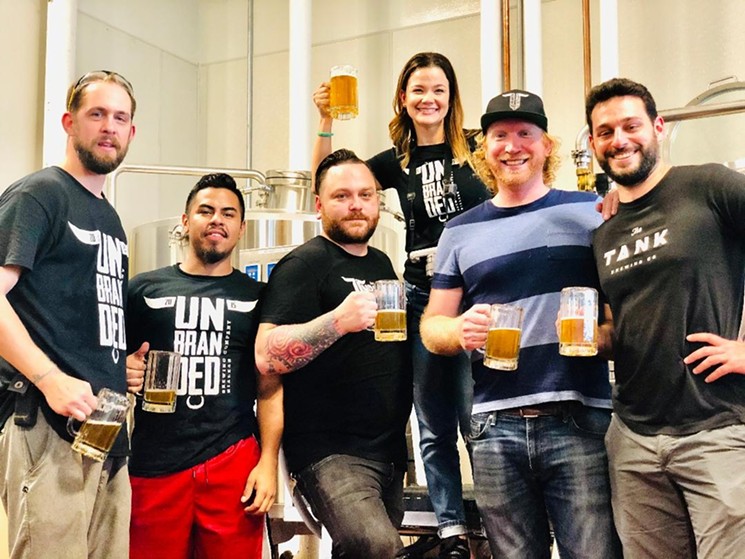 Beer me! The team at Unbranded Brewing. - PHOTO COURTESY OF UNBRANDED BREWING COMPANY