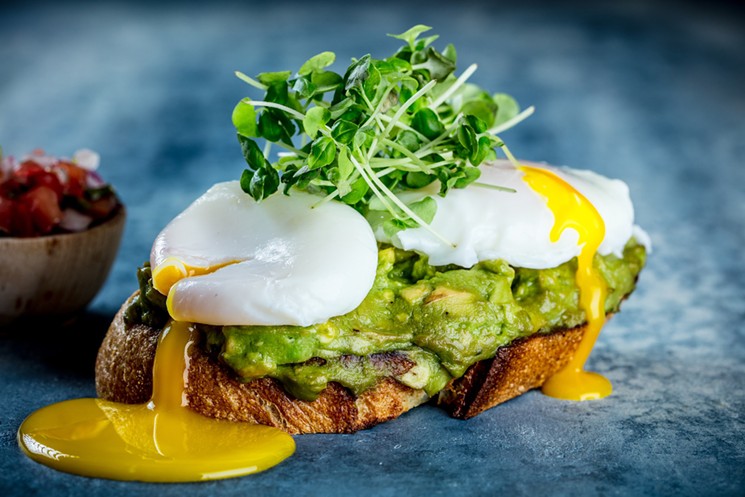 Avocado toast and more await at Corsair's brunch. - PHOTO COURTESY OF JW MARRIOTT MIAMI TURNBERRY RESORT & SPA