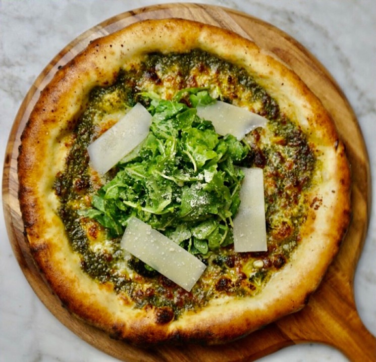 The "Green" pie at SimplyGood Pizza. - PHOTO COURTESY OF SIMPLYGOOD PIZZA