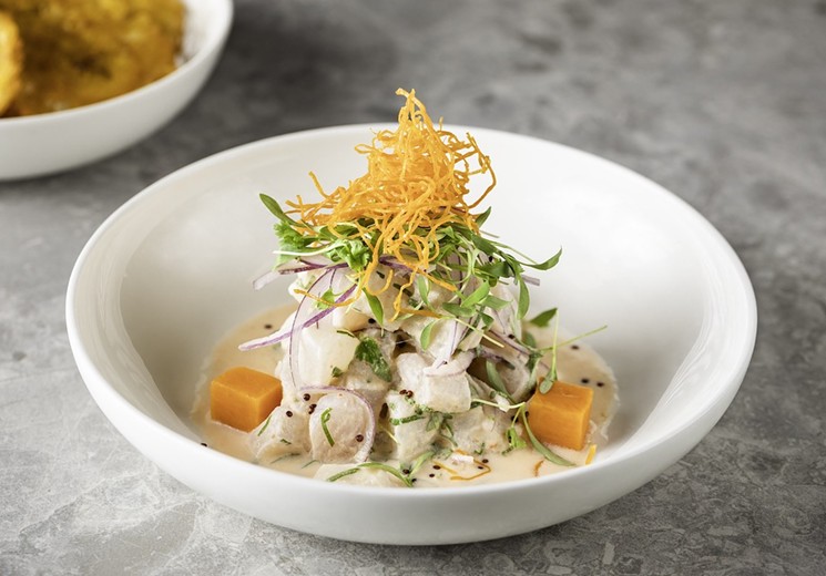 Ceviche from Perl, now open in North Miami Beach. - PHOTO COURTESY OF CARMA CONNECTED