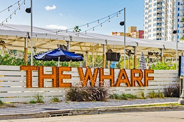 Free pizza at the Wharf! - PHOTO COURTESY OF THE WHARF