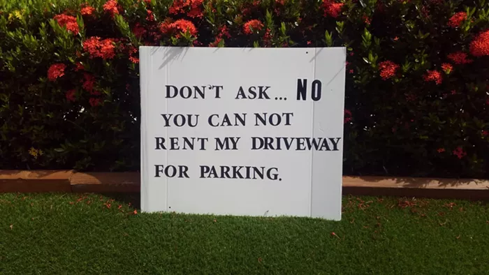Maureen McCarthy had to let tenants of a neighboring apartment building know her property is not for rent. - PHOTO COURTESY OF DAVID WINKER