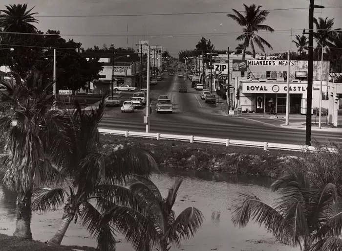 A Royal Castle at the intersection of Palm Avenue and Okeechobee Road in Hialeah. (Only one Royal Castle remains of the once-thriving chain, at 2700 NW 79th Ave. in Miami.) - PHOTO COURTESY OF MIAMI NEWS COLLECTION, HISTORYMIAMI