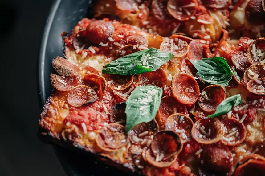 You can order Eleventh Street Pizza's Sicilian-style pies by the slice for delivery. - PHOTO BY FCN PHOTOGRAPHY/COURTESY OF ROCKAWAY PR