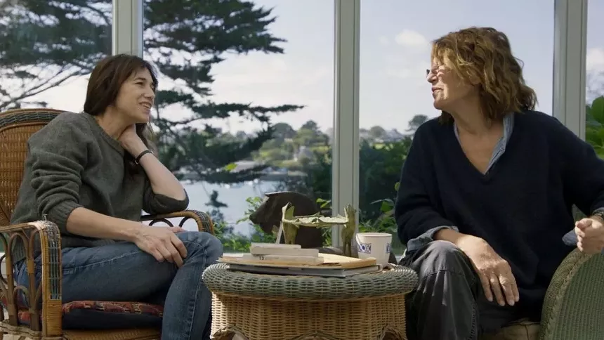 Charlotte Gainsbourg and Jane Birkin in Jane by Charlotte. - PHOTO COURTESY OF MIAMI JEWISH FILM FESTIVAL