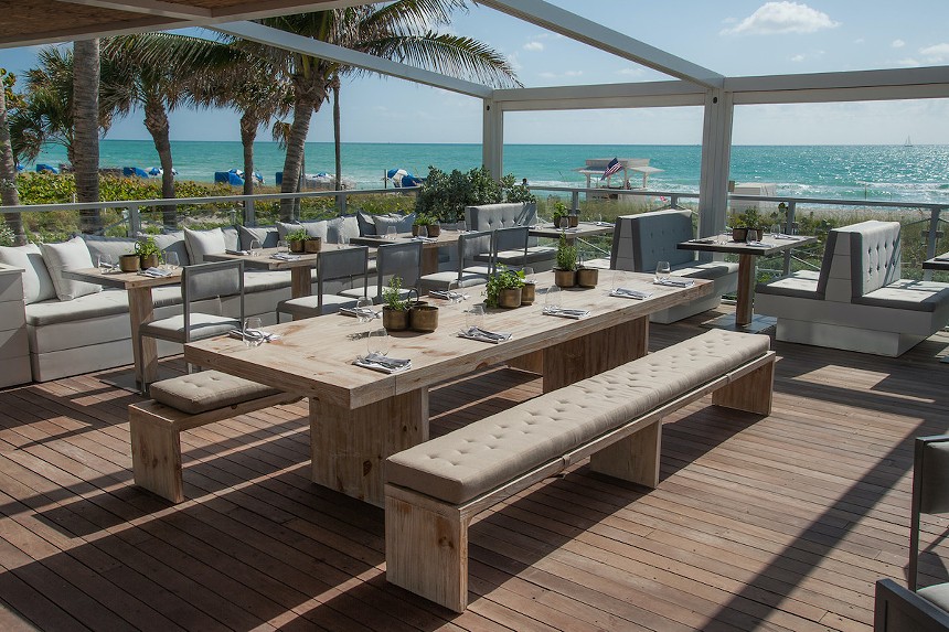 As its name suggests, Ocean Social offers views of the Atlantic, from the Eden Roc. - PHOTO COURTESY OF OCEAN SOCIAL