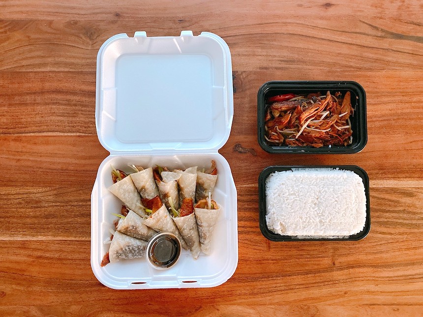 Call it old school if you want, but Tropical Chinese Restaurant will prepare you a Peking duck to go — and they'll even roll the pancakes for you. - PHOTO BY JEN KARETNICK