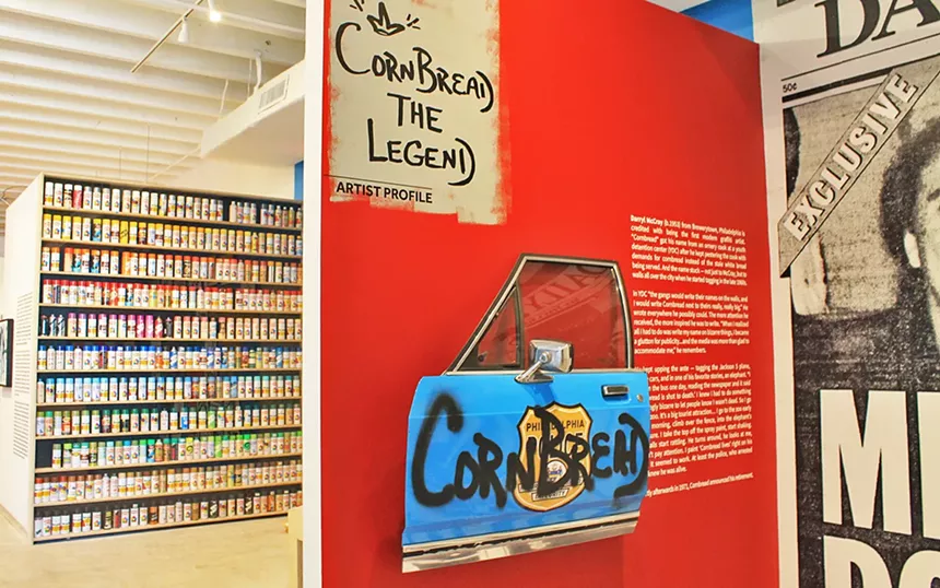 "The Wide World of Graffiti" profiles of graffiti trailblazers Lady Pink and Cornbread. - PHOTO BY EMMALYSE BROWNSTEIN