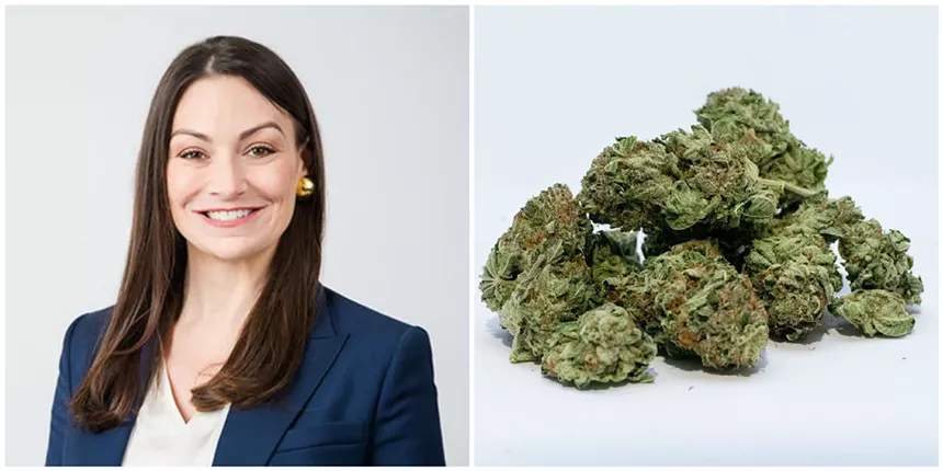 Nikki Fried likens weed's aroma to an abstract concept. - NIKKI FRIED PHOTO VIA WIKIMEDIA COMMONS/ BUD PHOTO VIA PIXABAY