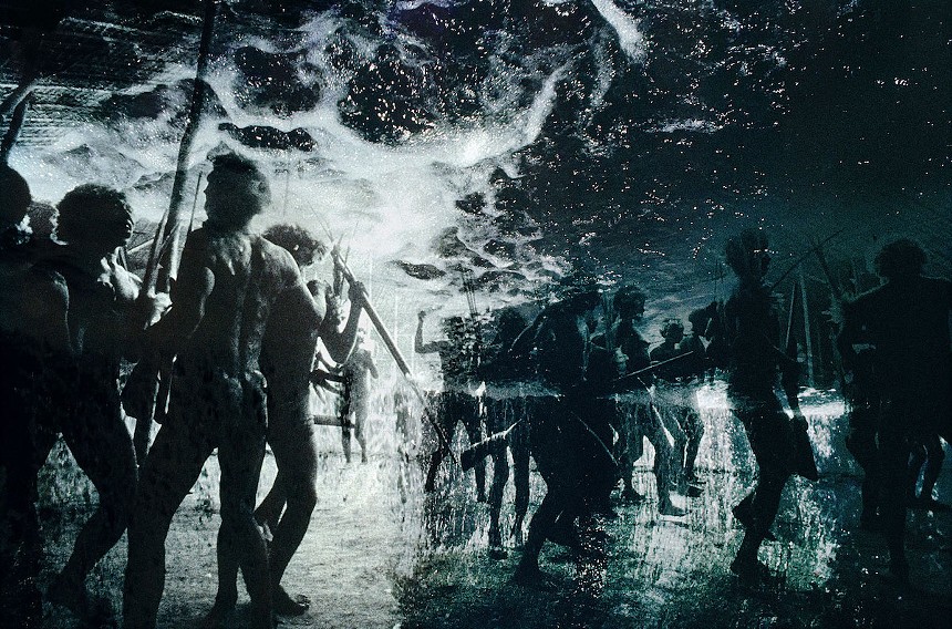 Falling Sky/The end of the world, from Claudia Andujar’s Yanomami Dreams series - PHOTO COURTESY OF THE ARTIST