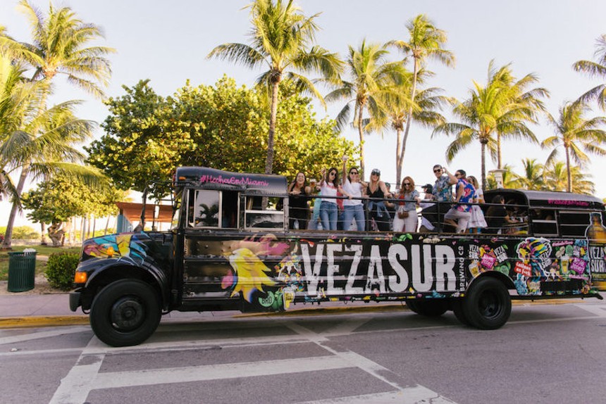 Take advantage of a party-bus bar crawl this weekend. - PHOTO COURTESY OF VEZA SUR
