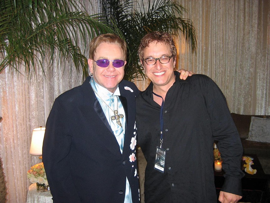 Miami Beach Rock Ensemble alum Adam Chester (right) played in the Miami Beach Rock Ensemble and went on to work with Elton John. - PHOTO COURTESY OF ADAM CHESTER