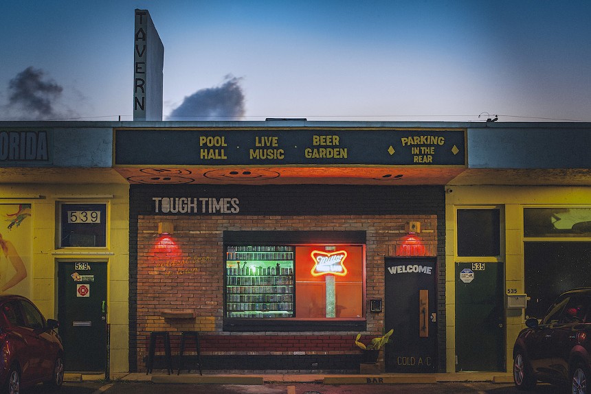Tough Times Tavern has opened in Pompano Beach. - PHOTO BY CHALLO SCHOTT