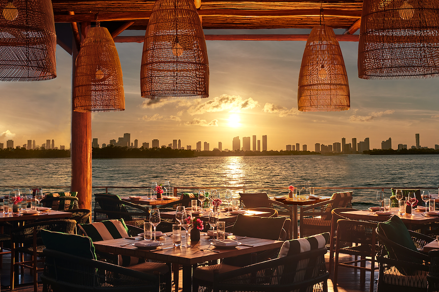 Celebrate National Rosé Day with a beautiful bayside brunch and bottomless Whispering Angel rosé at Baia Beach Club. - PHOTO COURTESY OF BAIA BEACH CLUB