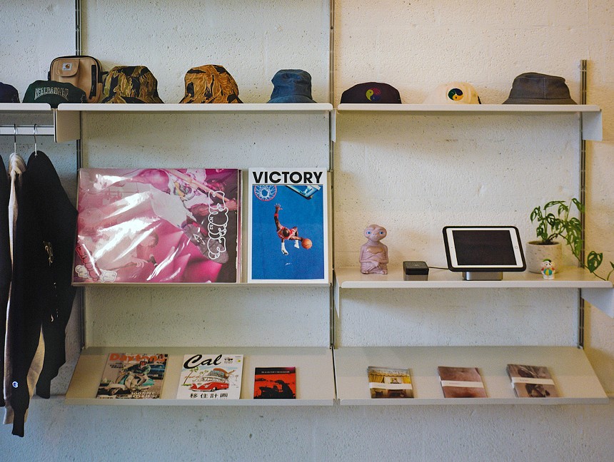Lower East Coast sells books, hats, and shirts made by local independent artists. - PHOTO BY GIOVANNI MOURIN