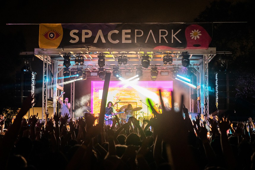 Despite the sold-out crowd, Space Park provided ample room to spread out. - PHOTO BY ADINAYEV