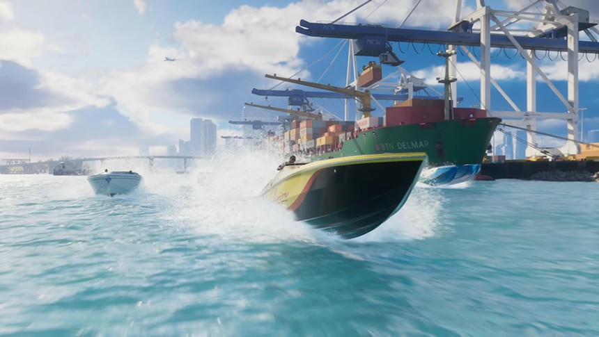 A speed boat in the video game Grand Theft Auto VI