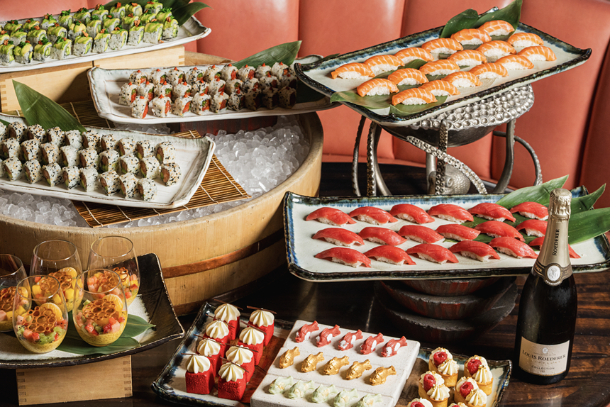 Sushi and food