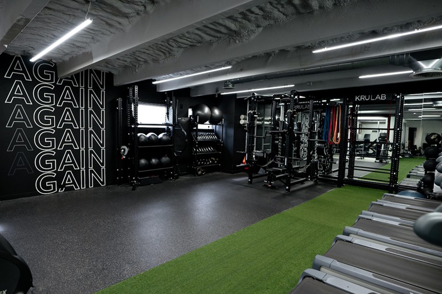Interior of  KRU Physical Therapy + Performance Lab