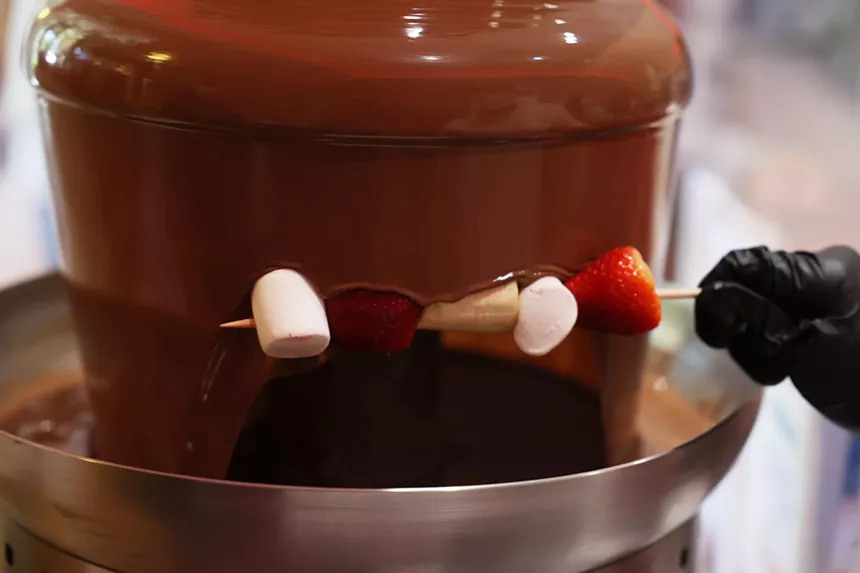 Fruits dipped in chocolate