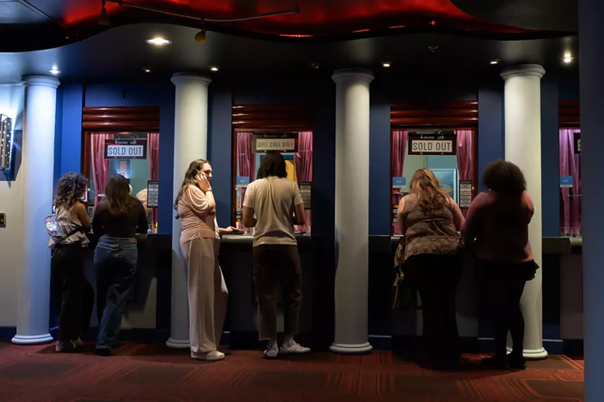 Mitski fans outside the Fillmore Miami Beach
