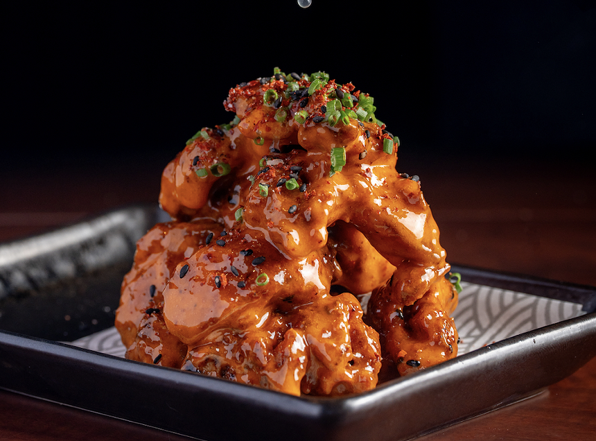 A chicken dish