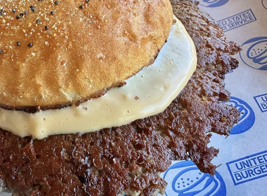 A cheeseburger