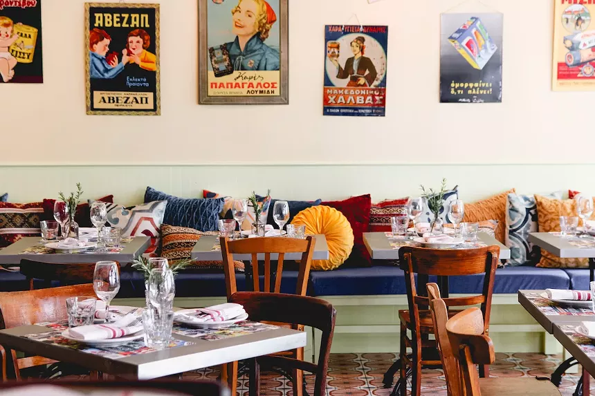 a dining room