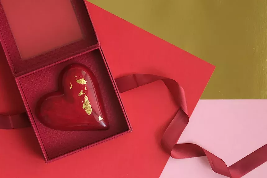 chocolate heart